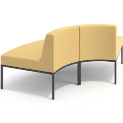Sofa de Espera Pylos Curvo, Módulo Convexo 2 asientos