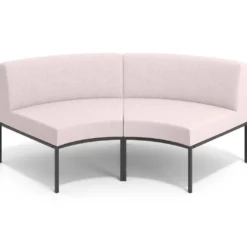 Sofa de Espera Pylos Curvo, Módulo Concavo 2 asientos
