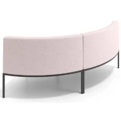 Sofa de Espera Pylos Curvo, Módulo Concavo 2 asientos