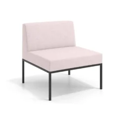 Sofa de Espera Pylos, modulo individual con respaldo