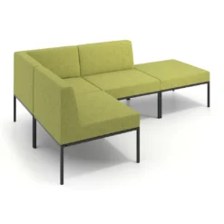 Sofa de Espera Pylos Rincon 2 asientos + Chaiselongue