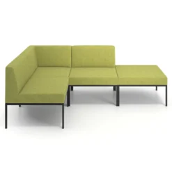 Sofa de Espera Pylos Rincon 2 asientos + Chaiselongue