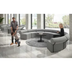 Sofa de oficina Oasis módulo concavo triple