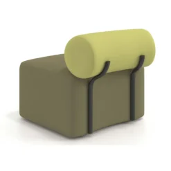 Sofa de oficina Oasis módulo convexo