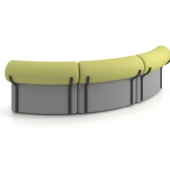 Sofa de oficina Oasis módulo concavo triple