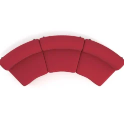 Sofa de oficina Oasis módulo concavo triple