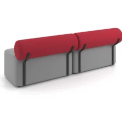 Sofa de oficina Oasis módulo recto doble 200cm