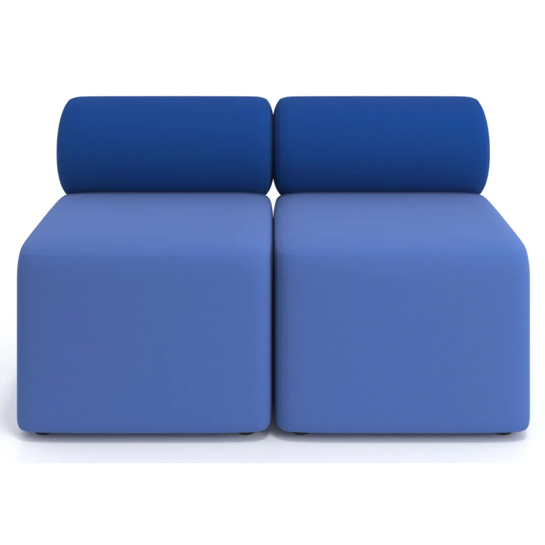 Sofa de oficina Oasis módulo recto doble 120cm