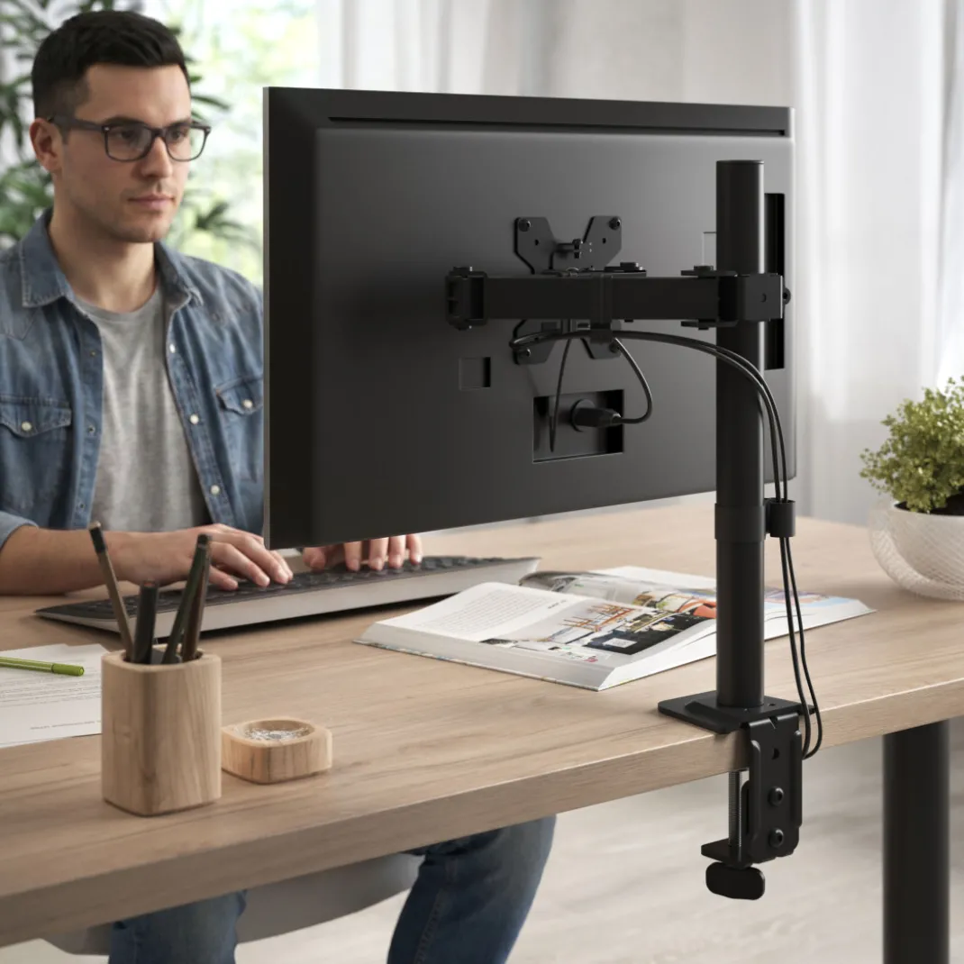 Soporte monitor columna individual, 1 pantalla