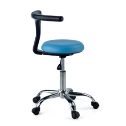 Taburete de laboratorio Onix, respaldo ergonómico