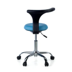 Taburete de laboratorio Onix, respaldo ergonómico
