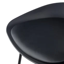 Taburete de oficina Uma, patas de acero